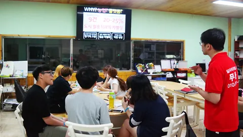 부안군 문화농활 활동 사진