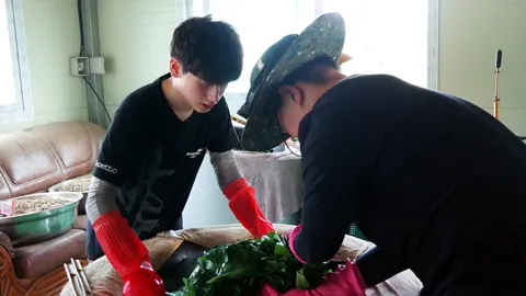 부안군 문화농활 활동 사진