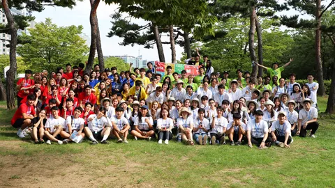 유엔한국청년위원회 활동 사진